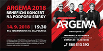 Argema 2018 Benefiční koncert na podporu sbírky